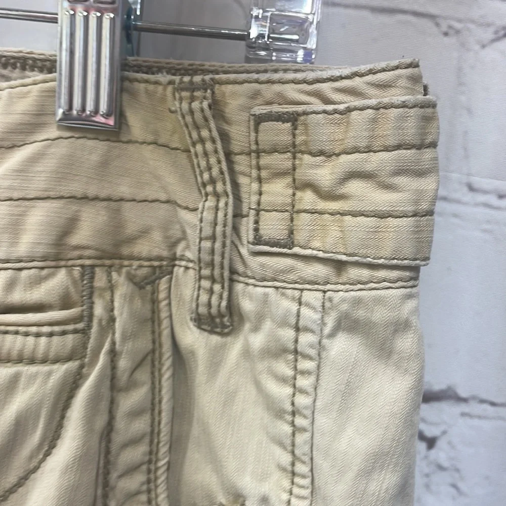 American Eagle Outfitters Y2K Cotton button fly khaki wide leg 10 pants